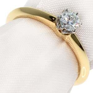TIFFANY 18k Gold Diamond Ring